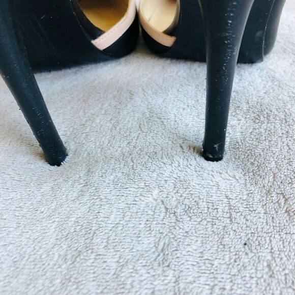 Steven by Steve Madden Black and Tan Whiskey Stiletto D’Orsay Pumps - Picture 6 of 13